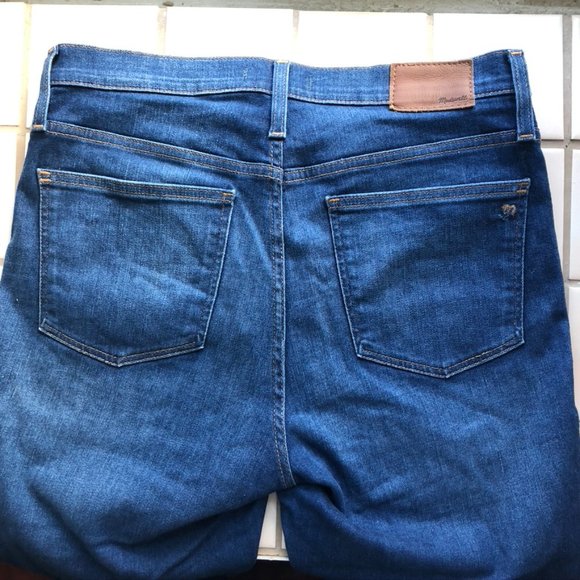 Madewell Cali-Demi Boot Dark Wash Jeans - Picture 4 of 6